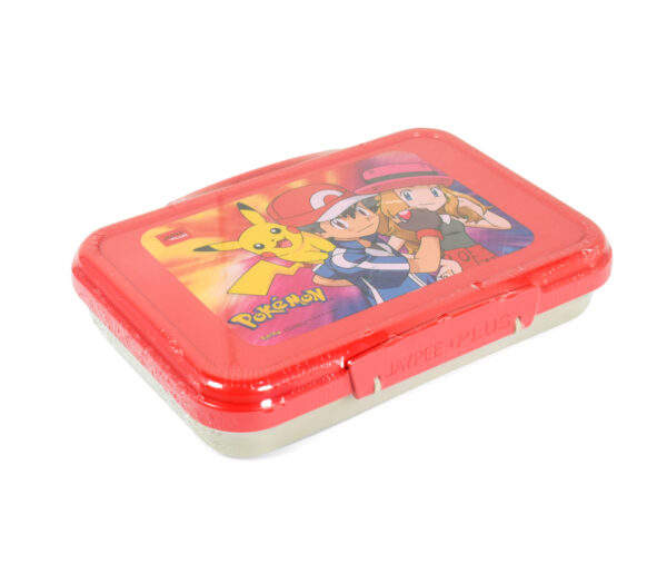 Jaypee Lunch Box Pokemon Print - Red Grey-12621