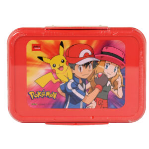 Jaypee Lunch Box Pokemon Print - Red Grey-12618