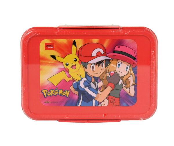 Jaypee Lunch Box Pokemon Print - Red Grey-12618