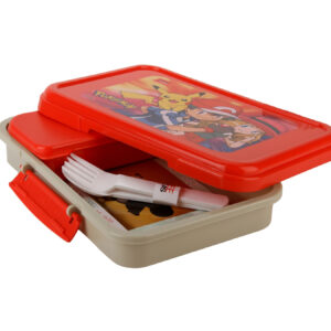 Jaypee Lunch Box Pokemon Print - Red Grey-12617