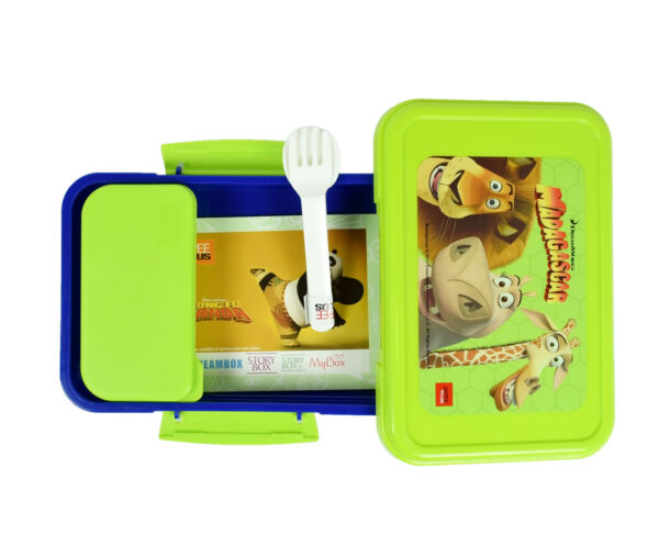 Jaypee Lunch Box Madagascar Print - Green Blue-12625