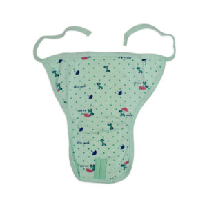Printed Knotted Cotton Nappy Pack Of 5 (Just Born) - Multicolor-12492