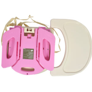 Mastela Deluxe Comfort Folding Booster Seat - Yellow/Pink-12098