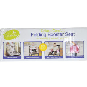 Mastela Deluxe Comfort Folding Booster Seat - Yellow/Pink-12095