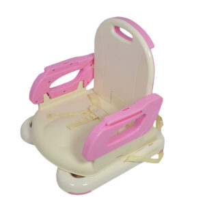 Mastela Height Adjustable Booster Seat (6M+) - Yellow/Pink-12118