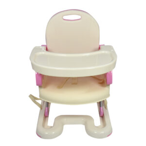 Mastela Height Adjustable Booster Seat (6M+) - Yellow/Pink-12111