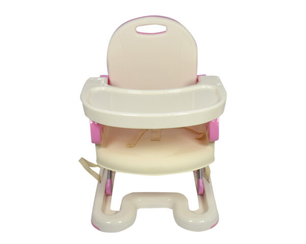 Mastela Height Adjustable Booster Seat (6M+) - Yellow/Pink-12111