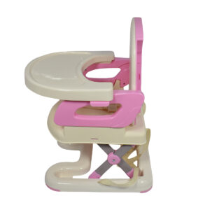 Mastela Height Adjustable Booster Seat (6M+) - Yellow/Pink-12121