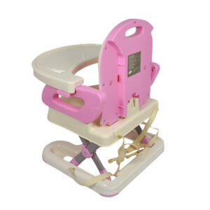 Mastela Height Adjustable Booster Seat (6M+) - Yellow/Pink-12114