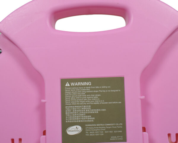 Mastela Height Adjustable Booster Seat (6M+) - Yellow/Pink-12116