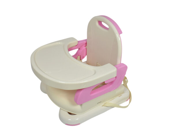 Mastela Height Adjustable Booster Seat (6M+) - Yellow/Pink-12120