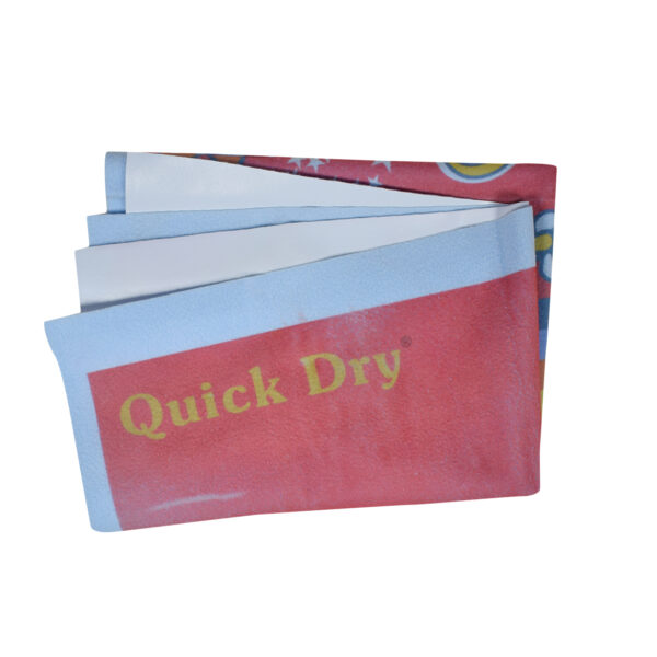 Quick Dry Printed Waterproof Bed Protector Sheet - Mehroon - Medium-0