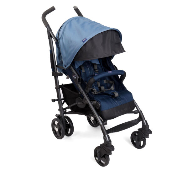 Chicco New Lite Way Stroller Basic - Blue-0