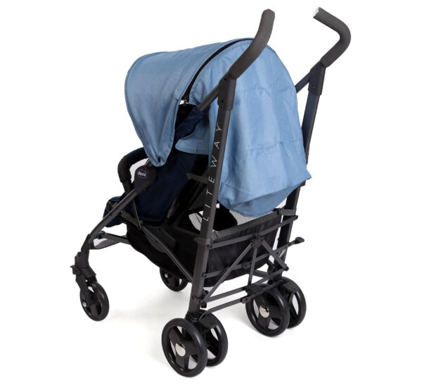 Chicco New Lite Way Stroller Basic - Blue-13423