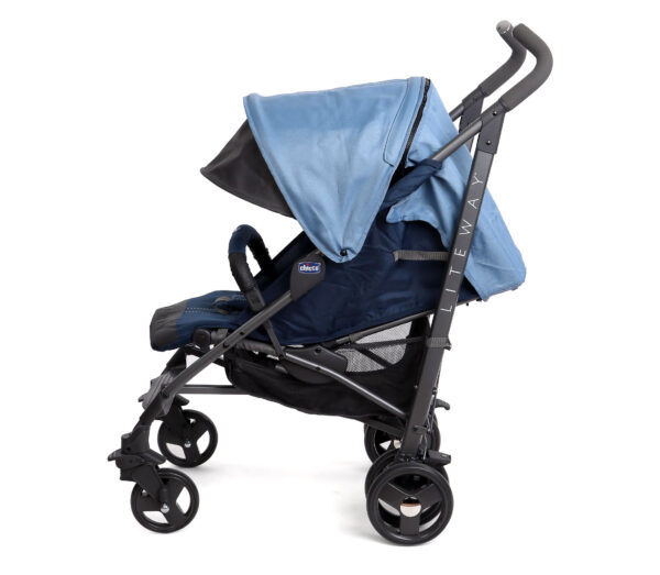 Chicco New Lite Way Stroller Basic - Blue-13408