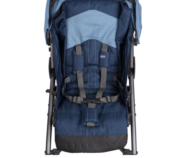 Chicco New Lite Way Stroller Basic - Blue-13414