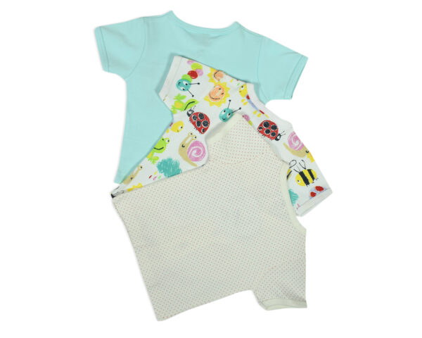 Baby Starters Half Sleeves T-shirt Pack of 3 - Multicolor-13200