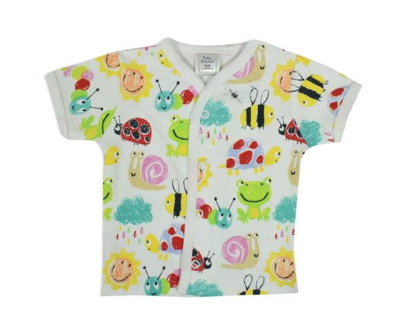 Baby Starters Half Sleeves T-shirt Pack of 3 - Multicolor-13201