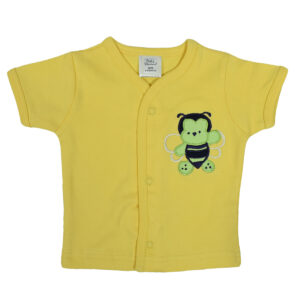 Baby Starters Half Sleeves T-shirt Pack of 3 - Yellow/White-13215