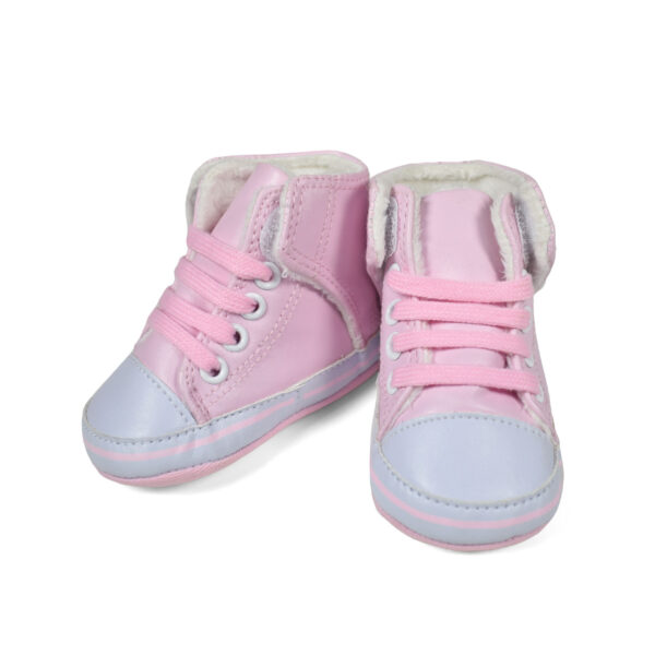 Baby Girl Soft Shoes/Booties - Pink-12808
