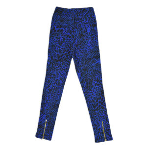 Full Lenght Legging For Petite Kids - Blue/Black-13284