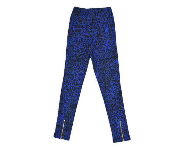 Full Lenght Legging For Petite Kids - Blue/Black-13284