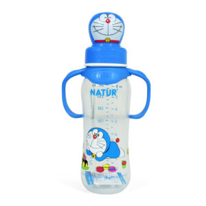 Natur Feeding Bottle Bottle With Handle - Blue-0