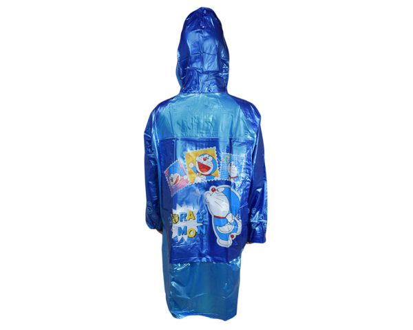 Doraemon Print Rain Coat - Blue-13458