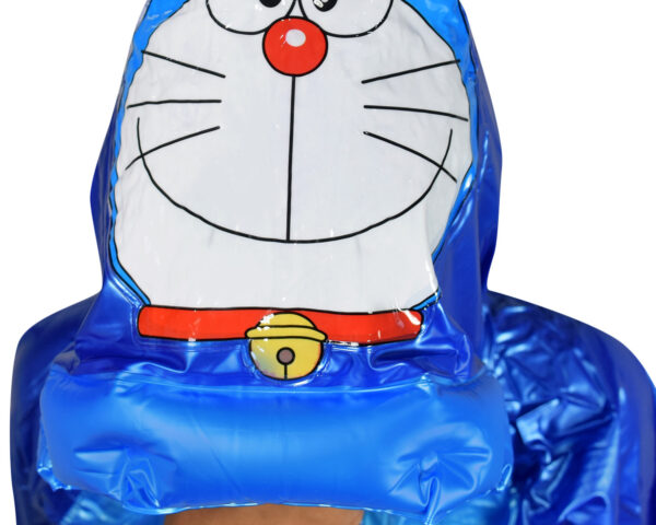 Doraemon Print Rain Coat - Blue-13119