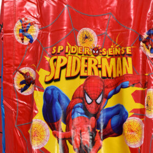 Spiderman Print Rain Coat - Red/Blue-13132