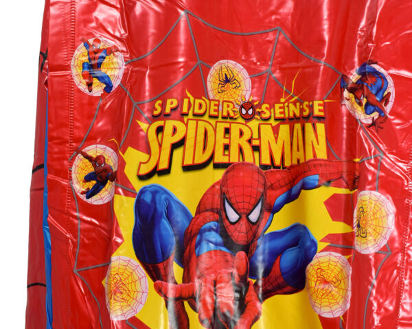 Spiderman Print Rain Coat - Red/Blue-13132