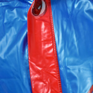 Spiderman Print Rain Coat - Red/Blue-13128