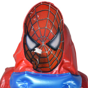 Spiderman Print Rain Coat - Red/Blue-13127