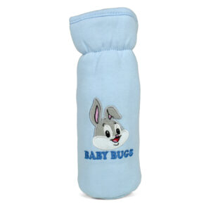 Cradle Bunny Embroidery Bottle Cover (L) - Sky Blue-0