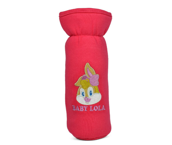 Cradle Bunny Embroidery Bottle Cover (L) - Peach-0