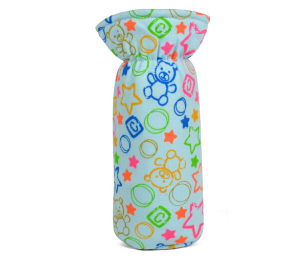 Babys World Multi Print Bottle Cover (M) - Sky Blue-0