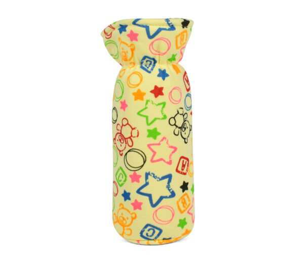 Babys World Multi Print Bottle Cover (M) - Yellow-0