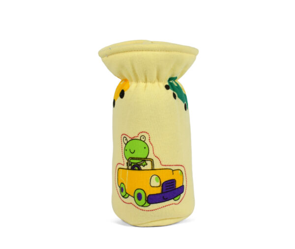 Multi Print Feeding Bottle Cover 120ml - Yellow-0