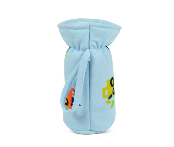 Multi Print Feeding Bottle Cover 120ml - Sky Blue-13780