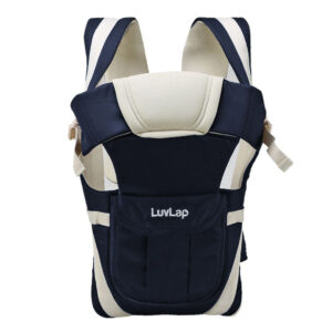 LuvLap Elegant 4 Way Baby Carrier - Dark Blue-14346