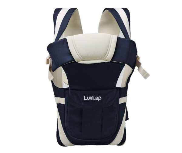 LuvLap Elegant 4 Way Baby Carrier - Dark Blue-14346