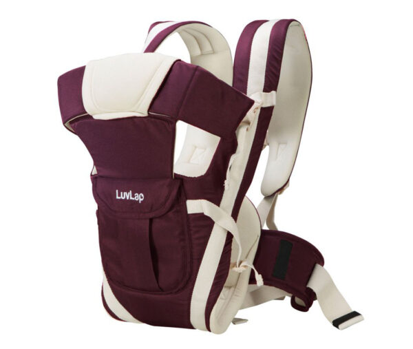 LuvLap Elegant 4 Way Baby Carrier - Purple-0