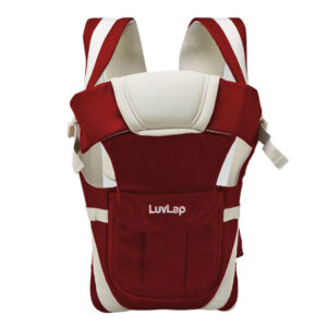 LuvLap Elegant 4 Way Baby Carrier - Red-14309