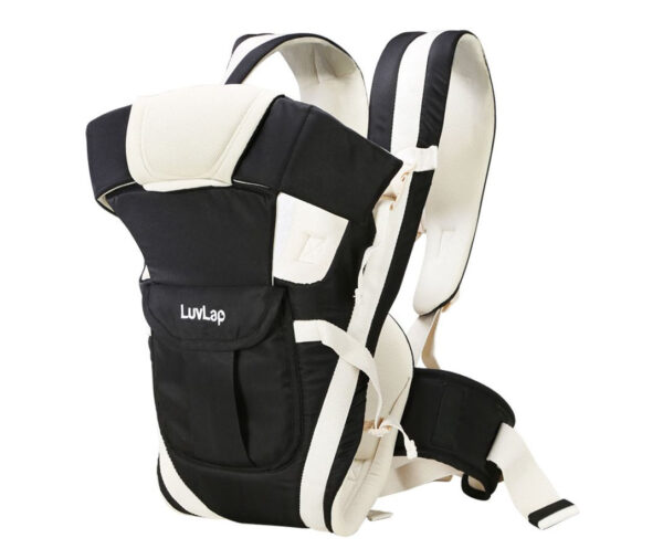 LuvLap Elegant 4 Way Baby Carrier - Black-0