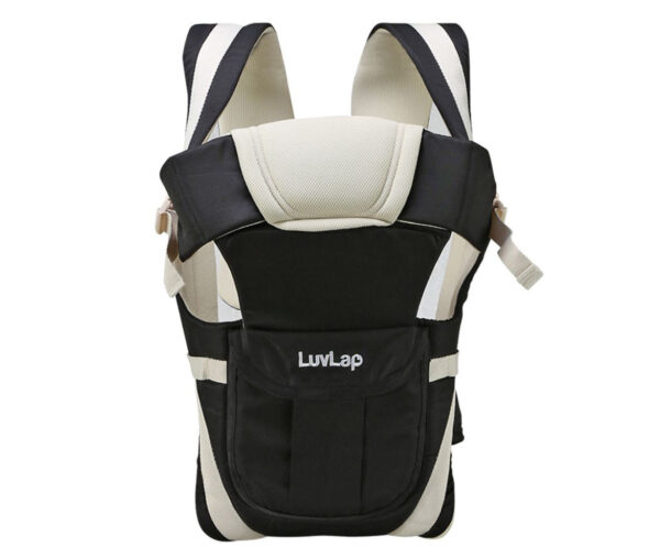 LuvLap Elegant 4 Way Baby Carrier - Black-14339