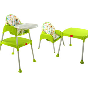 LuvLap 3 in 1 Baby High Chair (18295) - Green-14358