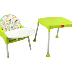 LuvLap 3 in 1 Baby High Chair (18295) - Green-14356