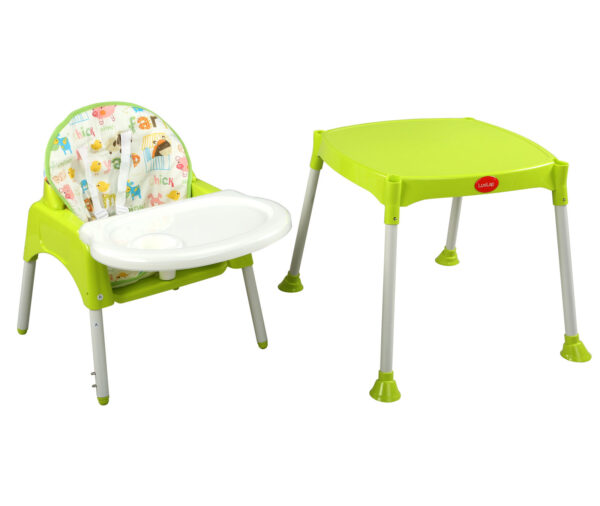 LuvLap 3 in 1 Baby High Chair (18295) - Green-14356