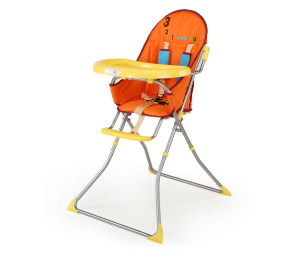 LuvLap Baby High Chair Sunshine (18114) - Orange-0