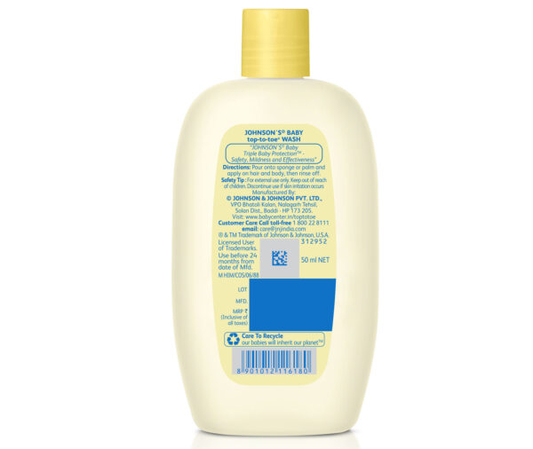 Johnson's baby Top to Toe Wash - 50 ml-14142